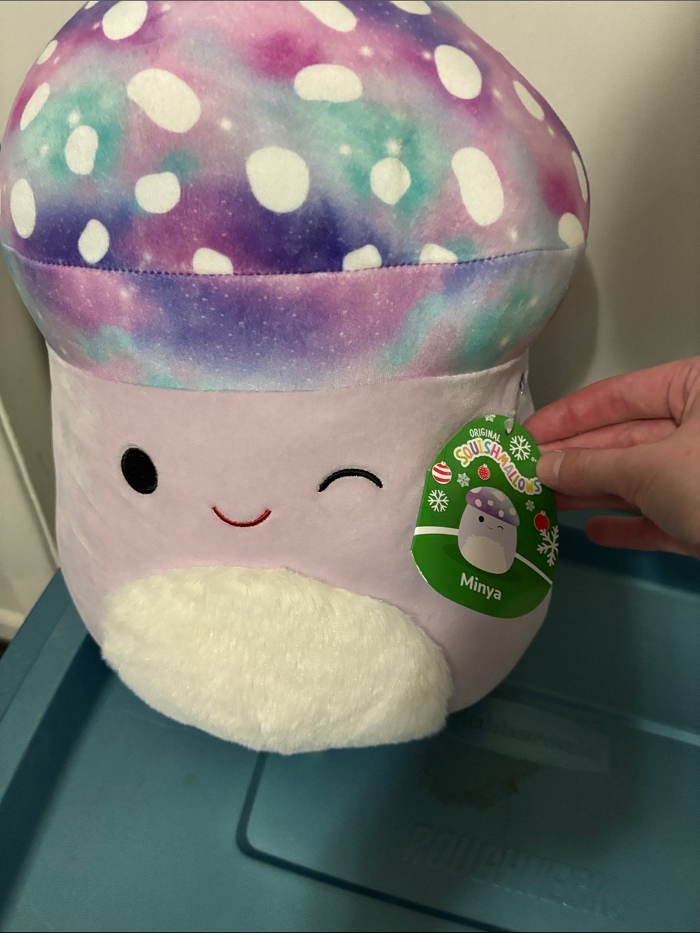 Minya the Mushroom Squishmallow 12" NWT